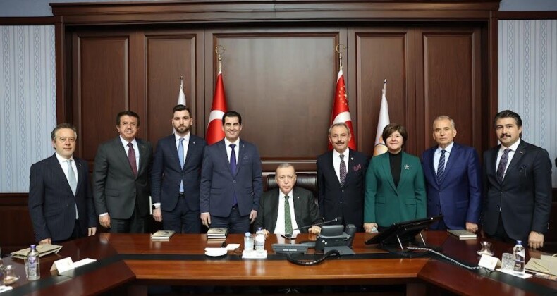 Denizli AK Parti, Cumhurbaşkanı Erdoğan ile görüştü