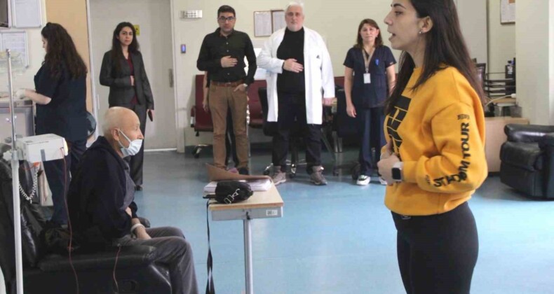 Kütahya Evliya Çelebi Hastanesinde onkoloji hastalarına yoga desteği