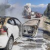 Muğla’da araç yangını