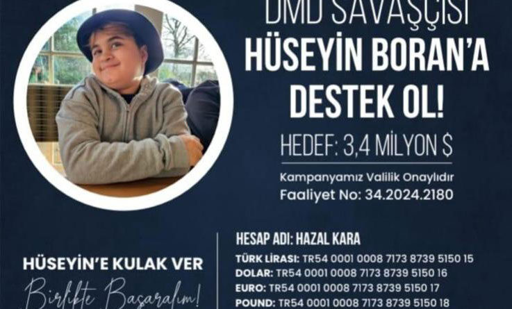 DMD Hastası Boran’ın Hayata Tutunma Umudu: Yardımlarınızı Bekliyor