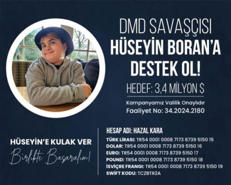 DMD Hastası Boran’ın Hayata Tutunma Umudu: Yardımlarınızı Bekliyor