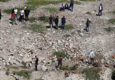 Boş arazide insan kemikleri bulundu