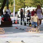 Çamlık Bulvarı çocuklar için trafiğe kapatıldı