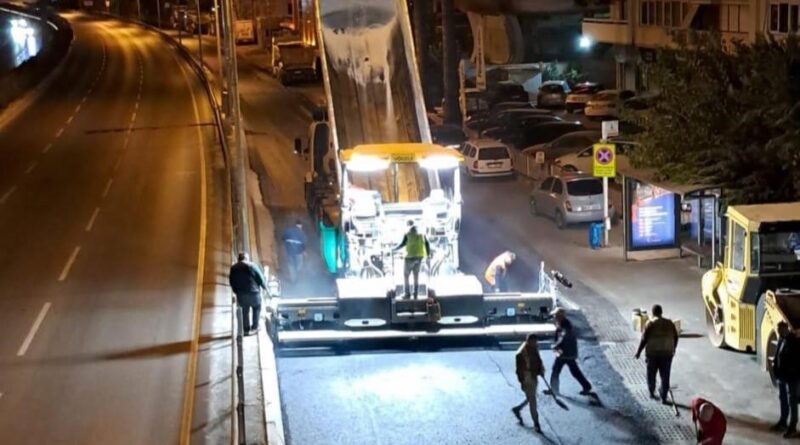 Bayraklı’da yol ve köprü yenileme çalışmaları sürüyor