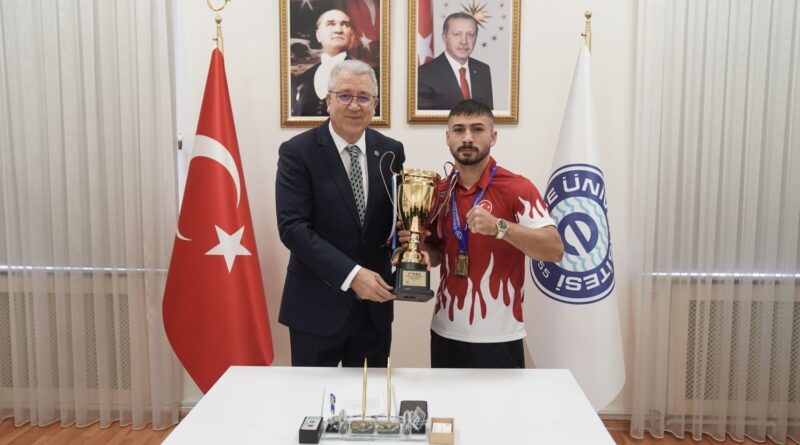 Egeli milli sporcu Ali Ataberk Gürbüzcan, Avrupa şampiyonu oldu