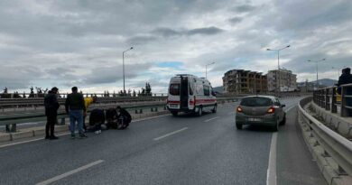 Kuşadası’nda motosiklet kazası: 1 yaralı