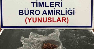 Kütahya’da Yunus Timleri şahsın üzerinde bonzai ele geçirdi