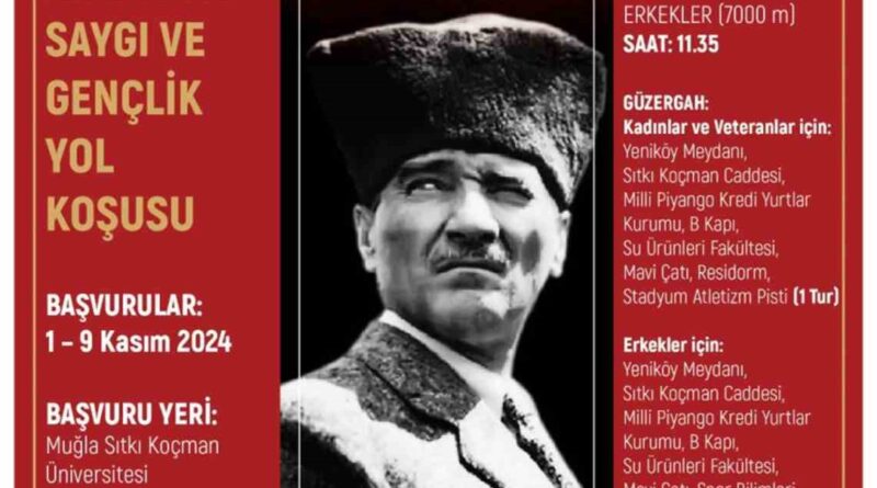 MSKÜ 31’inci Atatürk’e Saygı Gençlik Yol koşusu Pazar günü