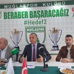 Muğlaspor Başkanı Kıyanç’tan destek çağrısı: “Muğla bize destek vermezse bu iş yürümeyecek”