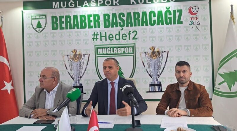 Muğlaspor Başkanı Kıyanç’tan destek çağrısı: “Muğla bize destek vermezse bu iş yürümeyecek”