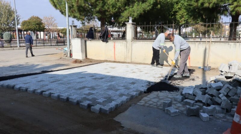 Nazilli Belediyesi, Yeşilyurt’taki yol çalışmalarını tamamladı