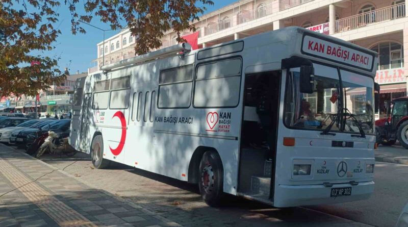 Şuhut’ta kan bağışına yoğun ilgi