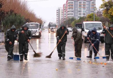 Aydın Büyükşehir Belediyesi ve ASKİ tam kadro sahada