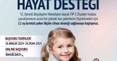 Denizli Büyükşehirden diyabetli çocuklara cihaz desteği