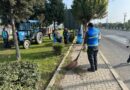 Nazilli Belediyesi ekiplerinden karayolu bölgesinde çalışma