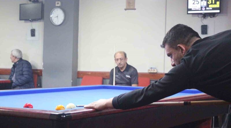 Afyon Basın Cemiyeti 3 Bant Bilardo Turnuvası sona erdi