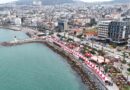 Kuşadası’nda Karadeniz rüzgarı esti