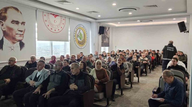 Kütahya OBM personeline bağımlılık ile mücadele eğitimi