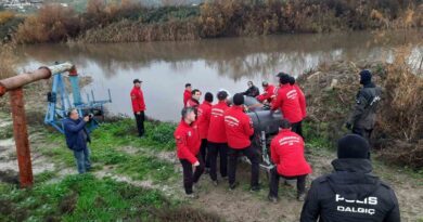 Menderes Nehri’ne düşen kişiyi bulmak için ekipler seferber oldu