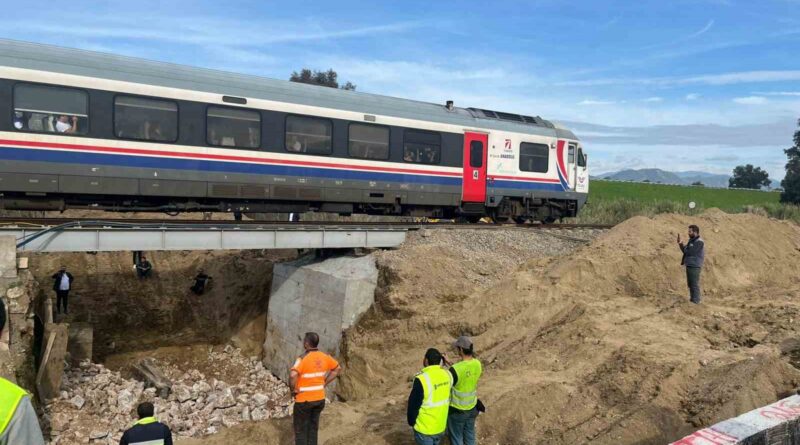 Menfez çalışması nedeniyle durdurulan tren seferleri başladı