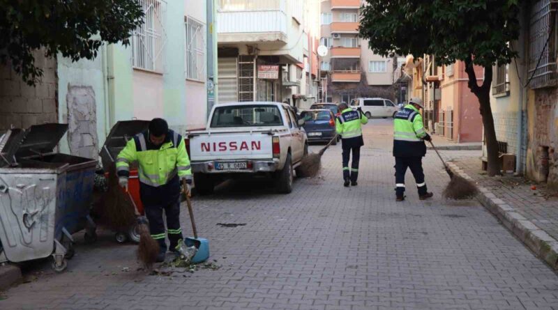 Nazilli Belediyesi’nden Turan Mahallesi’nde kapsamlı temizlik çalışması