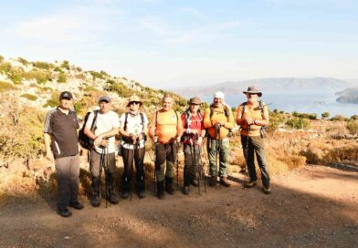 128 doğasever Marmaris’in doğasında yürümek için geldi