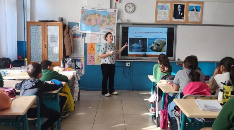 Aydın’da öğrenciler yaban hayatı ve doğayı yakından tanıyor