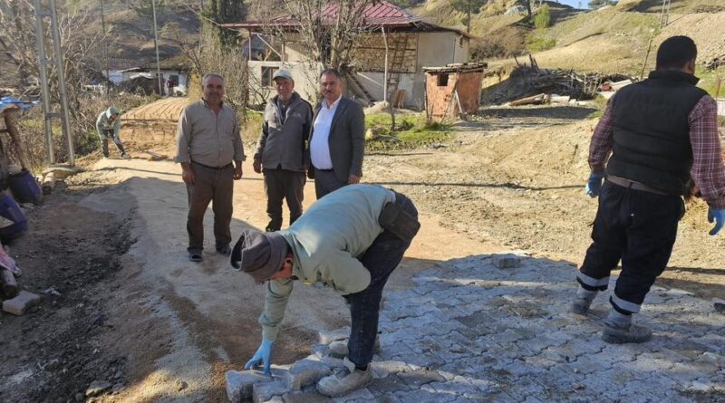 Beyağaç Belediyesi güvenli ulaşım için çalışmalara devam ediyor