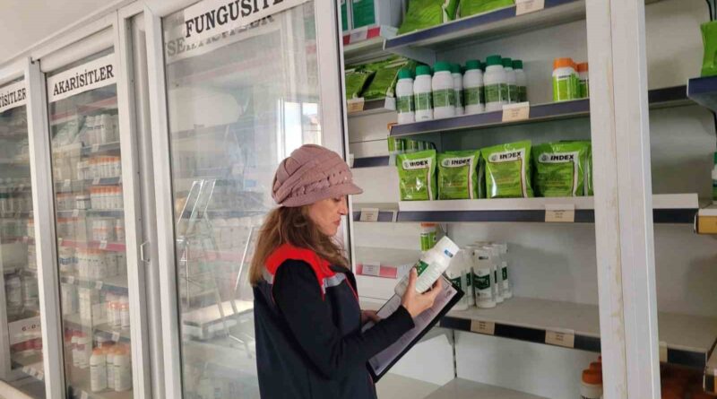 Buharkent’te bitki koruma ve gübre bayilerine denetim