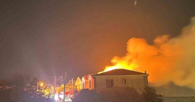 Çeşme’de villa yangını