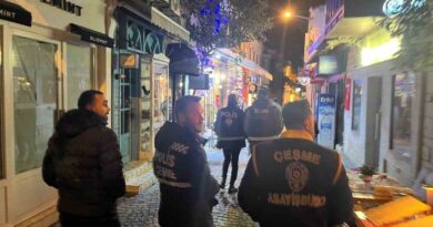 Çeşme’de yılbaşı önlemleri üst seviyeye çıkarıldı Çeşme’de yılbaşı önlemleri üst seviyeye çıkarıldı
