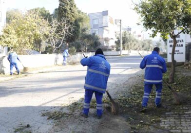 Çine’de sahaya inen ekipler temizlik ve bakım çalışması yaptı