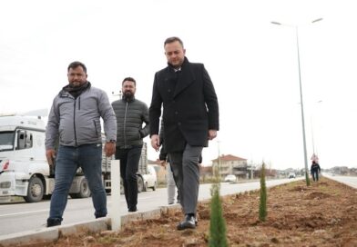 Çivril’de peyzaj çalışmaları devam ediyor