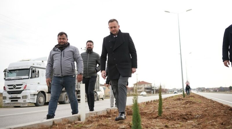 Çivril’de peyzaj çalışmaları devam ediyor