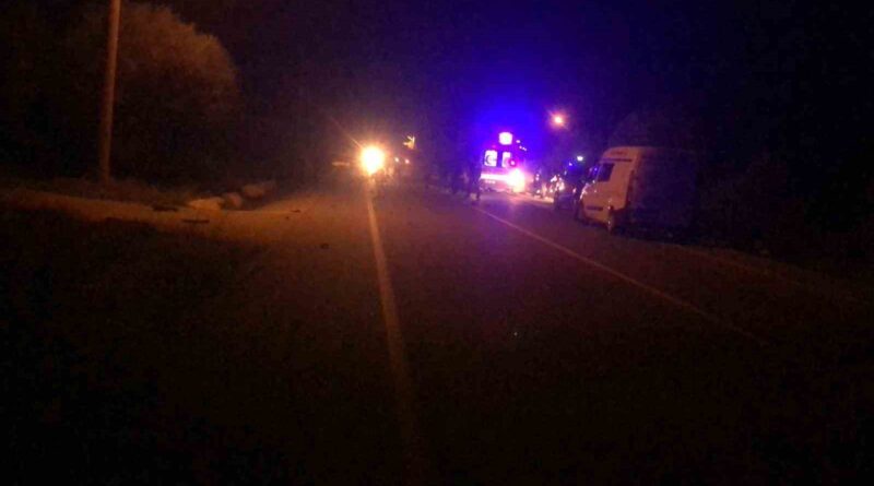 Datça’da trafik kazası: 2 ölü