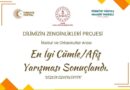 Dilimizin Zenginlikleri Projesi’nde en iyi cümle ve afişler belli oldu