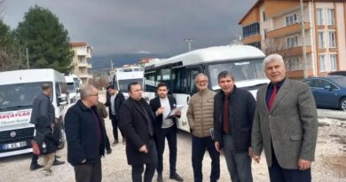 Dinar’da öğrenci servis araçlarına yönelik denetim