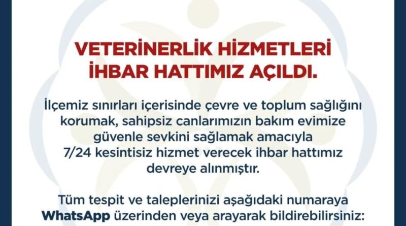 Germencik’te Veterinerlik Hizmetleri İhbar Hattı hizmete açıldı