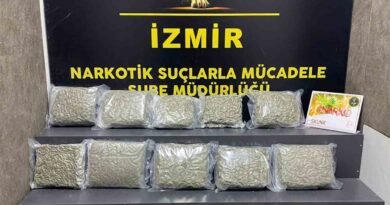 İzmir’de araçtan 21 kilo uyuşturucu çıktı