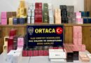 Karayolunda durumlarından şüphelenilen şahıslarda kaçak parfüm ele geçirildi
