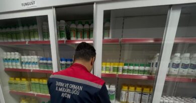 Köşk’te bitki koruma ürünü satış yerlerine denetim yapıldı