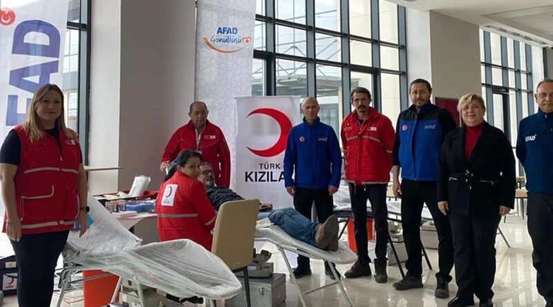 Kütahya AFAD’tan kan bağışına destek Kütahya AFAD’tan kan bağışına destek
