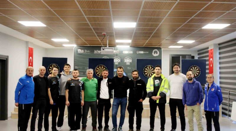 Kütahya OSB’de firmalar arası dart turnuvası heyecanı