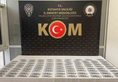 Kütahya’da KOM ekipleri sahte para operasyonunda kalpazanı yakaladı