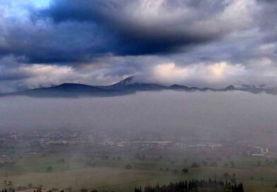 Menteşe Karabağlar yaylasında kartpostallık sabah