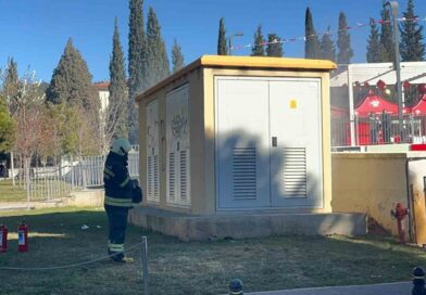 Menteşe’de elektrik trafosunda yangın paniği