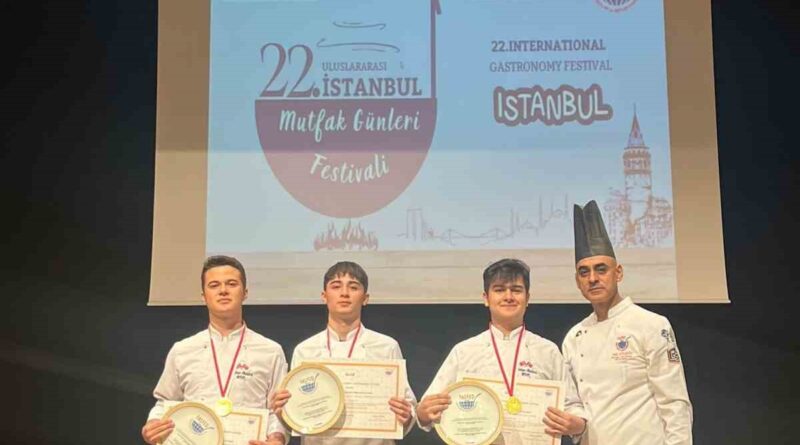 Menteşe’nin genç şeflerinden madalya yağmuru