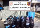 Muğla’da yenil yıl öncesi 1 ton 235 litre kaçak içki ele geçirildi