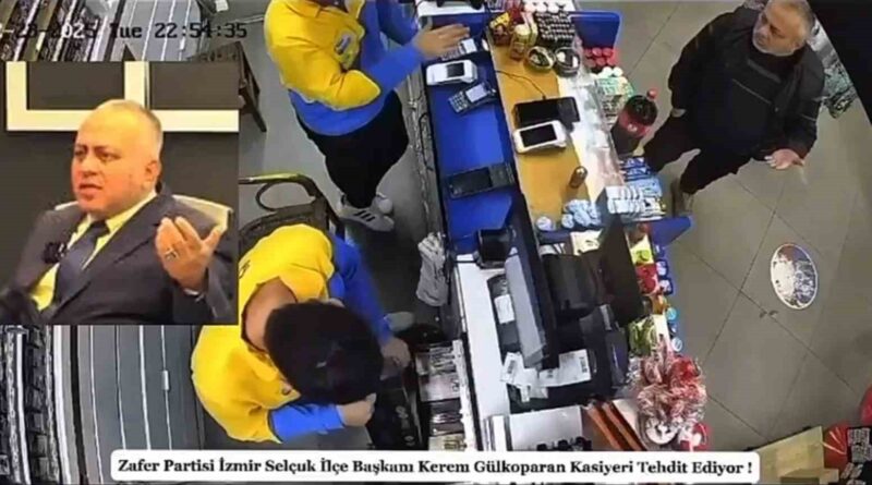 Siyasi parti ilçe başkanından kasiyere tehdit Siyasi parti ilçe başkanından kasiyere tehdit