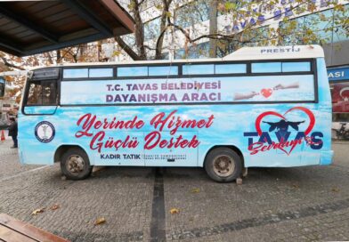 Tavas Belediyesi dayanışma aracı hizmete başladı